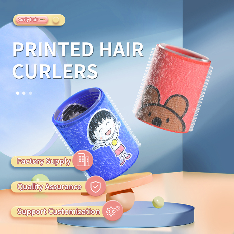 Printed hair curler