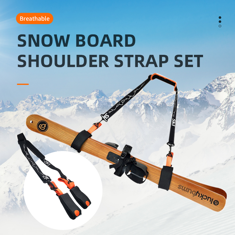 Snow board shoulder strap set