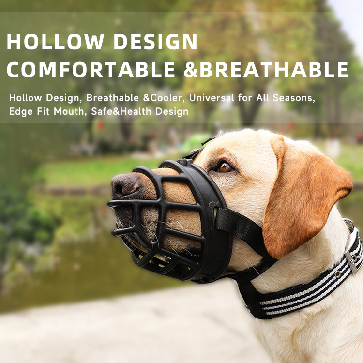 Plastic pet muzzle