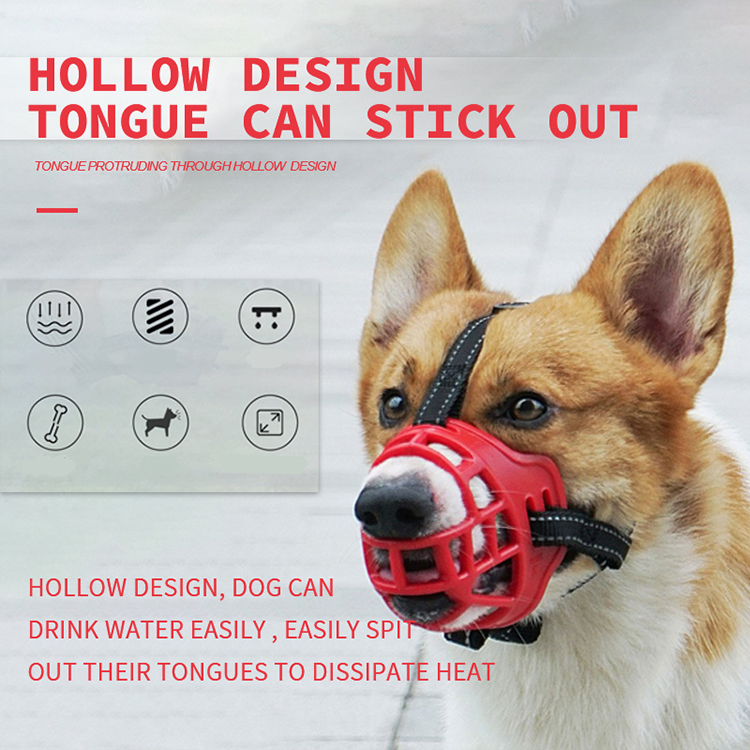 Plastic pet muzzle